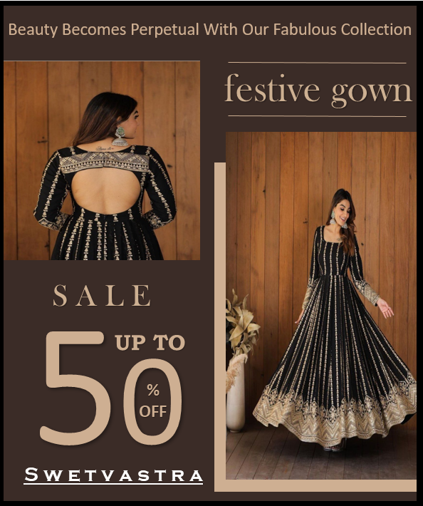 Fabulous Contemporary Festive Gown For Women